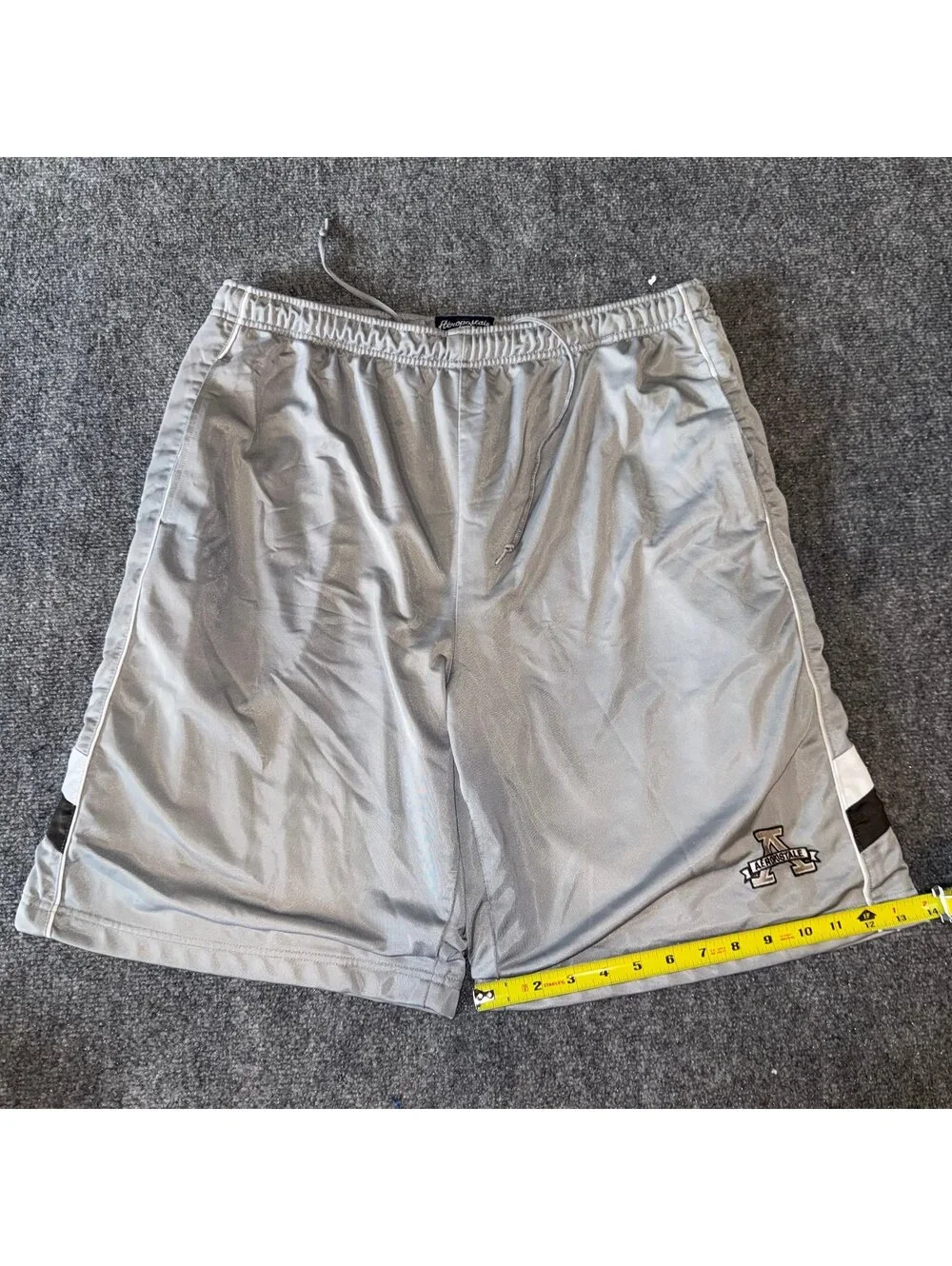 Aeropostale Baggy Gray Athletic Hoop Shorts Mens XL Vtg y2k 90s Rare
